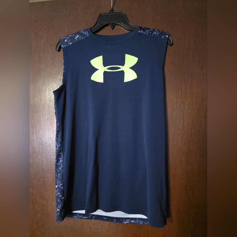 Under Armour Navy Sleeveless Shirt